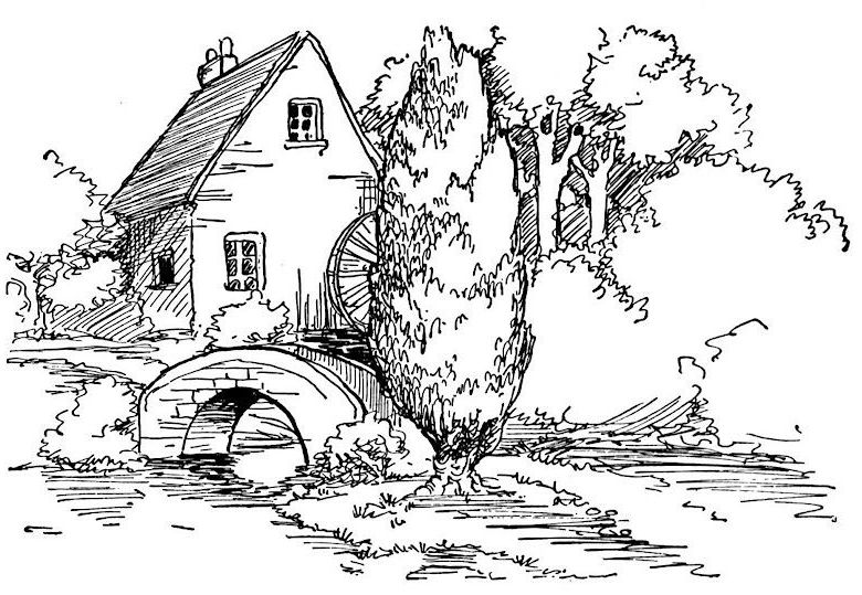 Detailed Landscape Coloring Pages For Adults - Part 7